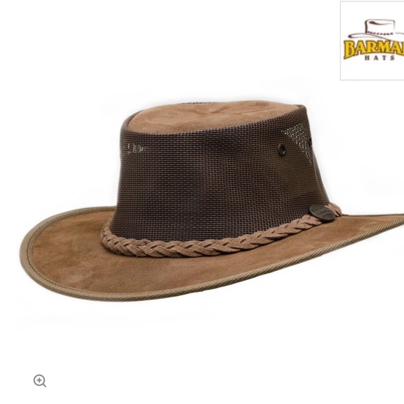 Brown BARMAH Wide Brim COOLER HAT